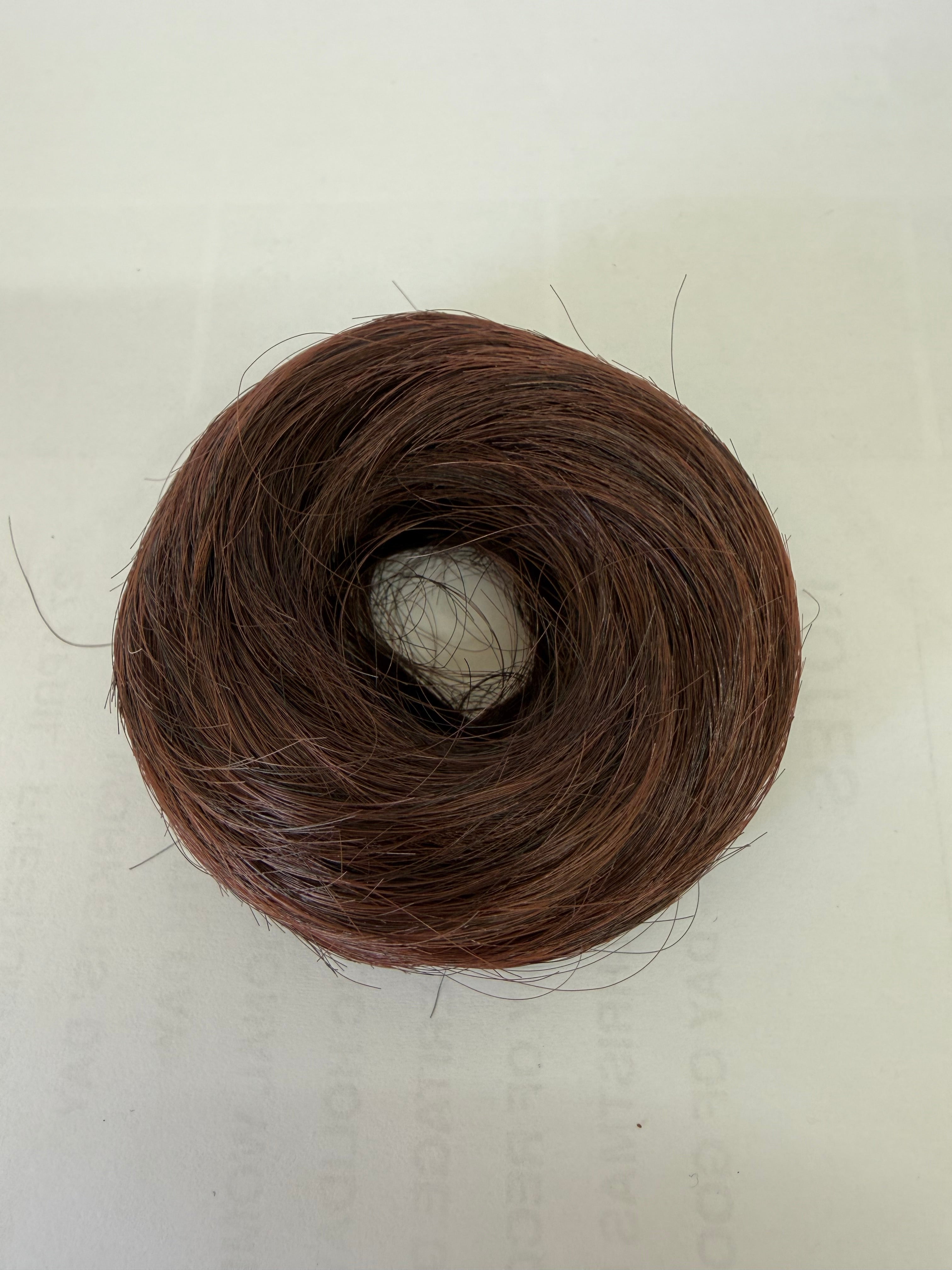 Synthetic hair bun