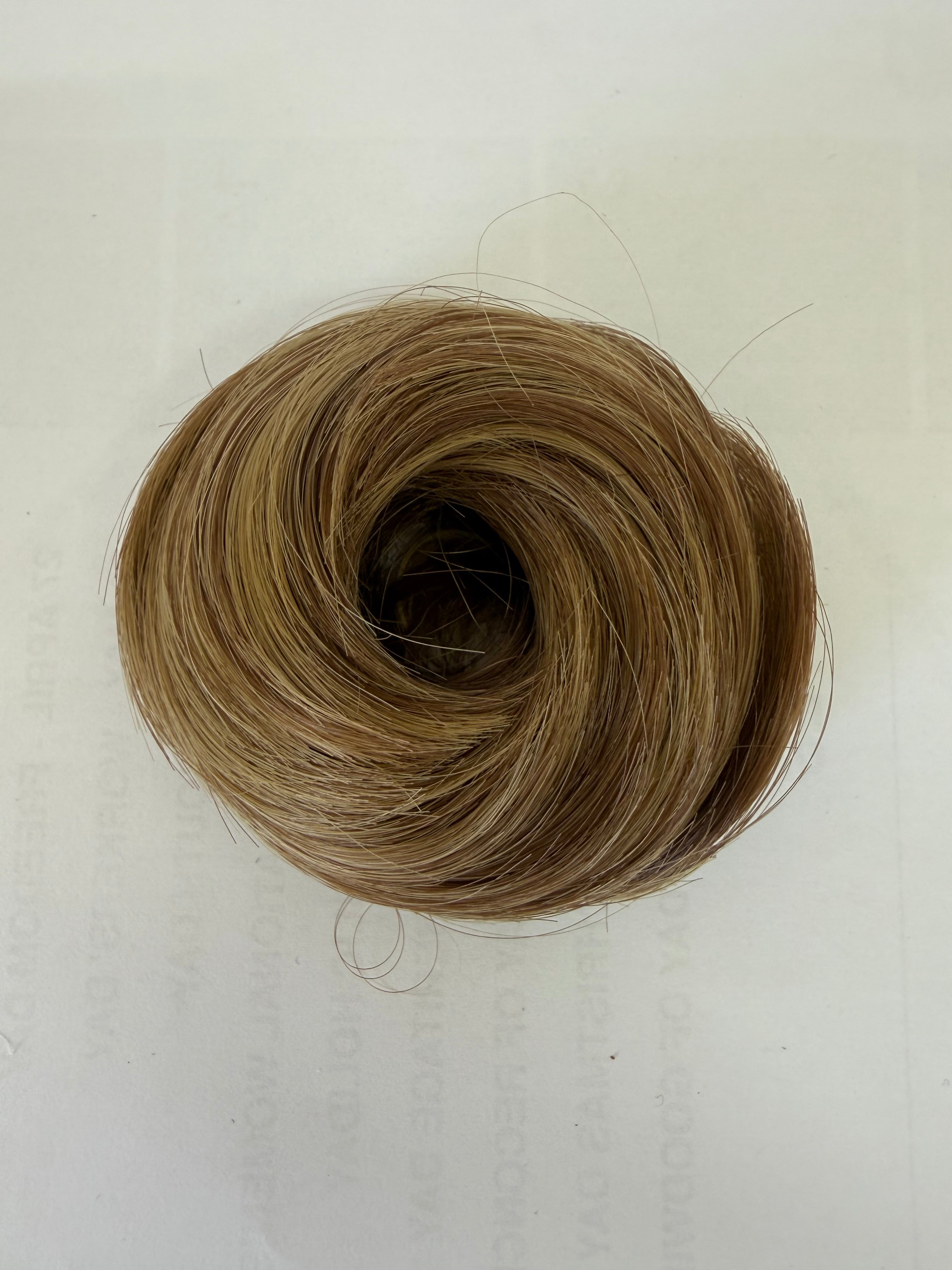 Synthetic hair bun